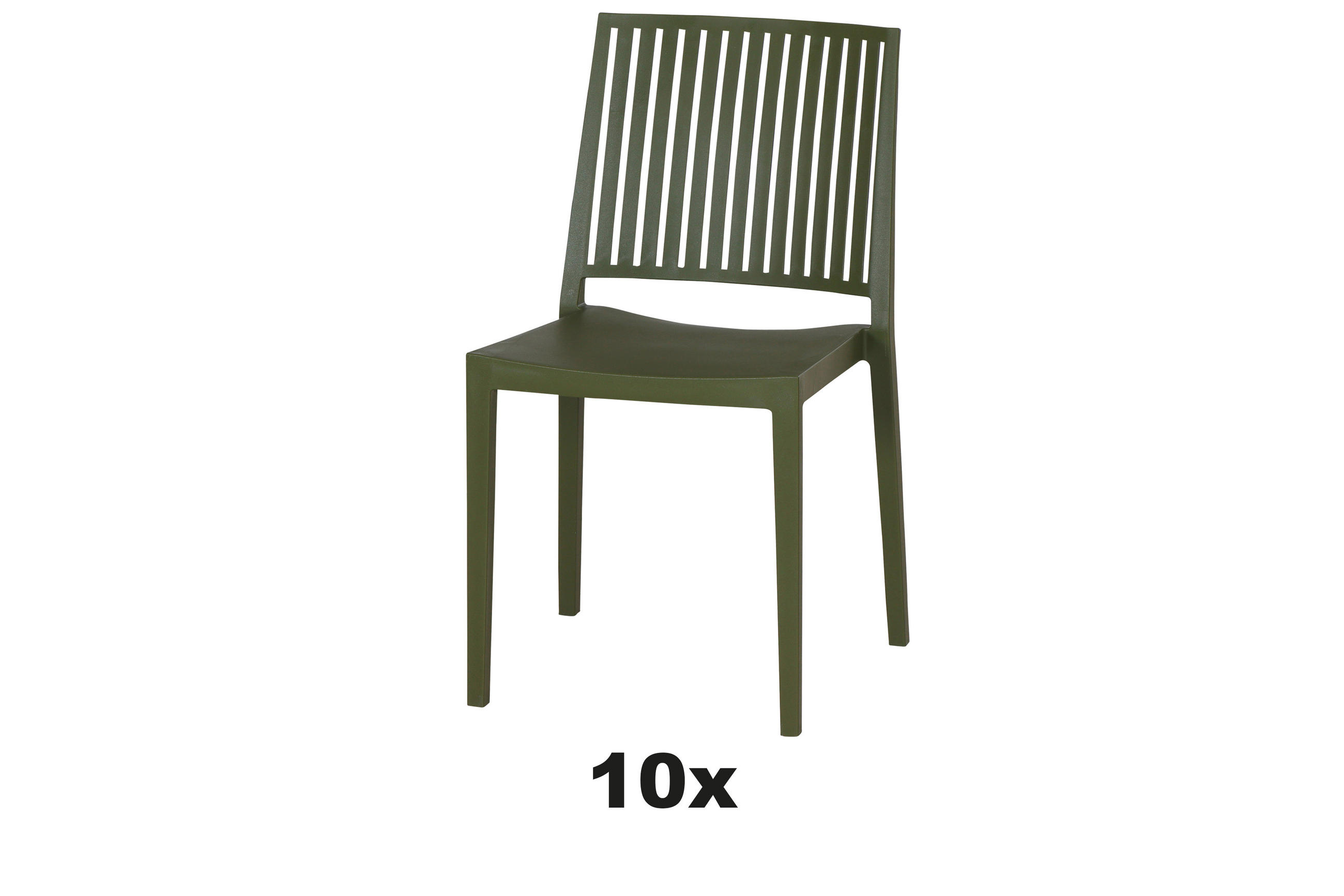 GARTENSESSEL-SET Kunststoff Grün  - Grün, Basics, Kunststoff (46/80/56cm) - Siena Garden