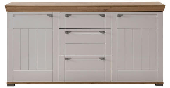 SIDEBOARD  200/100/47 cm 3 Schublade(n)  - Kaschmir/Eiche Artisan, ROMANTIK / LANDHAUS, Holzwerkstoff/Metall (200/100/47cm) - Landscape