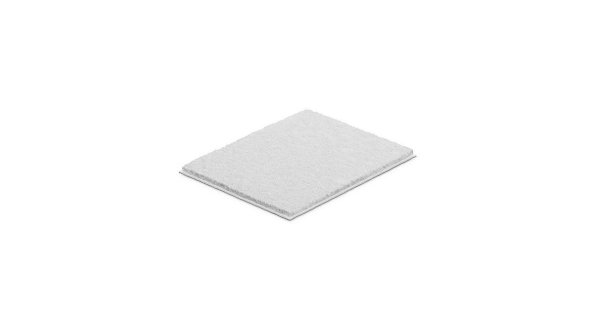 BIDET-VORLEGER Grund Weiß 40/50 cm  - Weiß, Basics, Kunststoff/Textil (40/50cm) - Grund