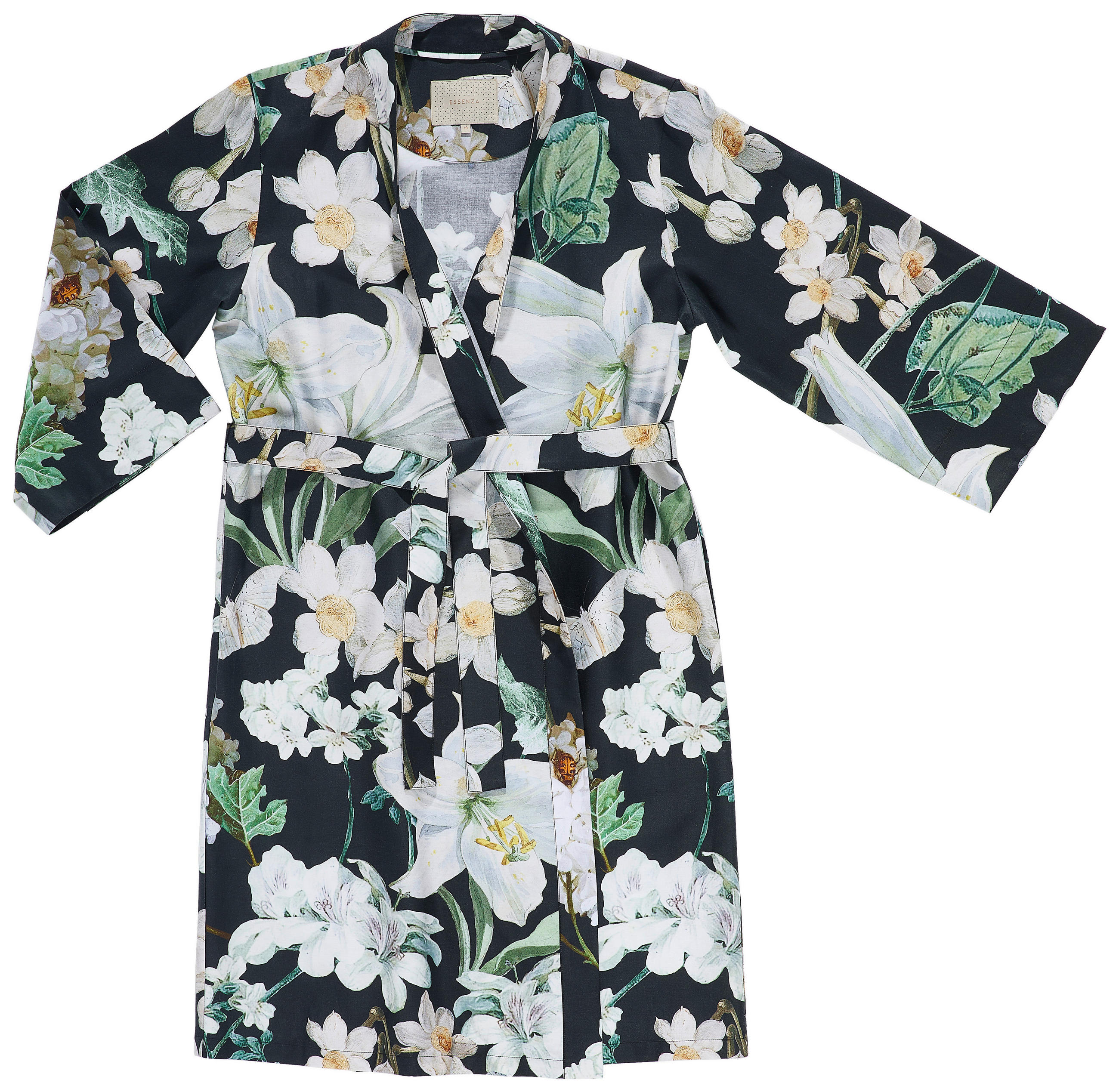 KIMONO  - Anthrazit, KONVENTIONELL, Textil (Lnull) - Essenza