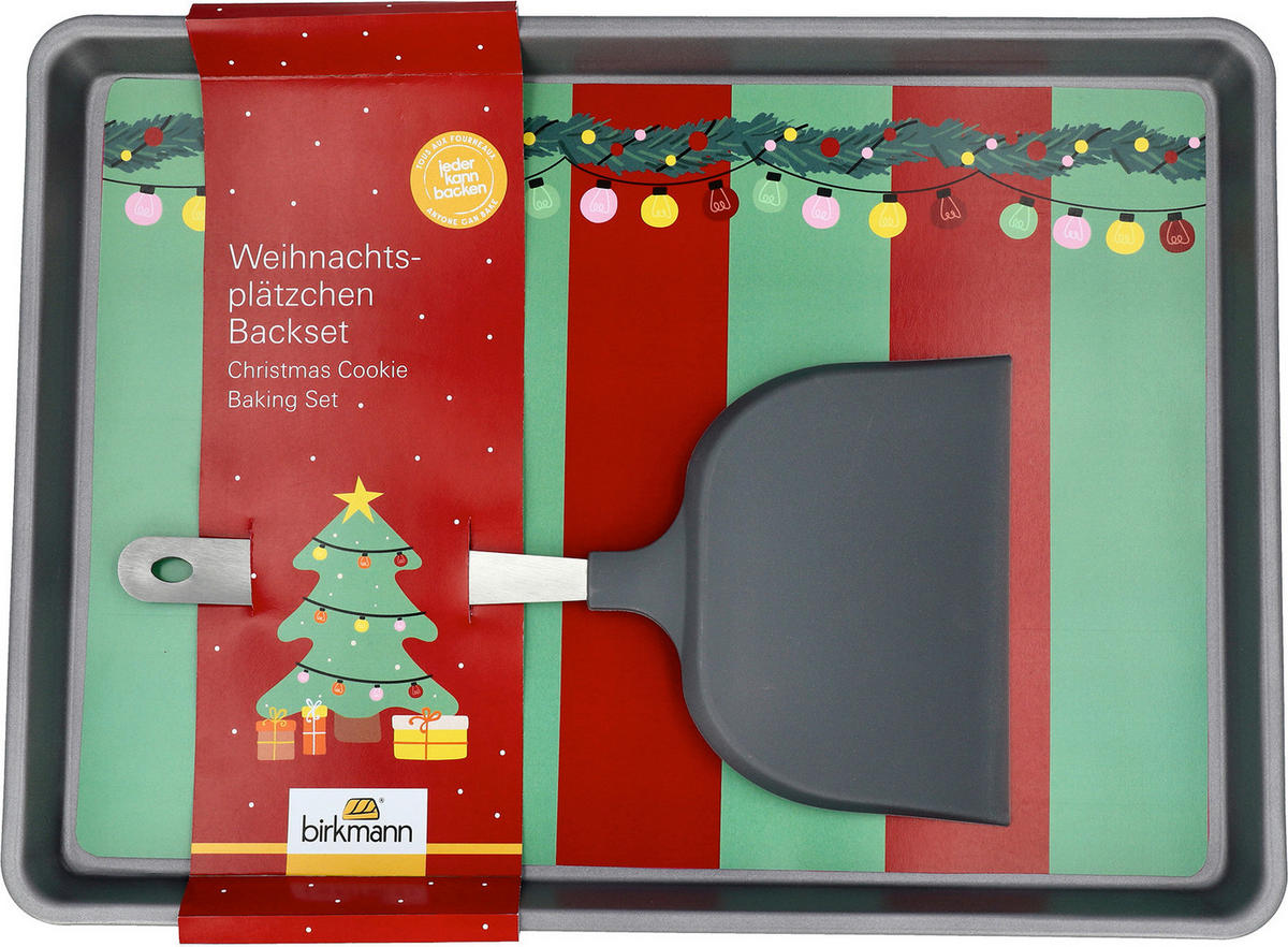BACKBLECH Winter Market 45,2/2,8/32,8 cm  - Anthrazit, KONVENTIONELL, Kunststoff/Metall (45,2/2,8/32,8cm) - Birkmann
