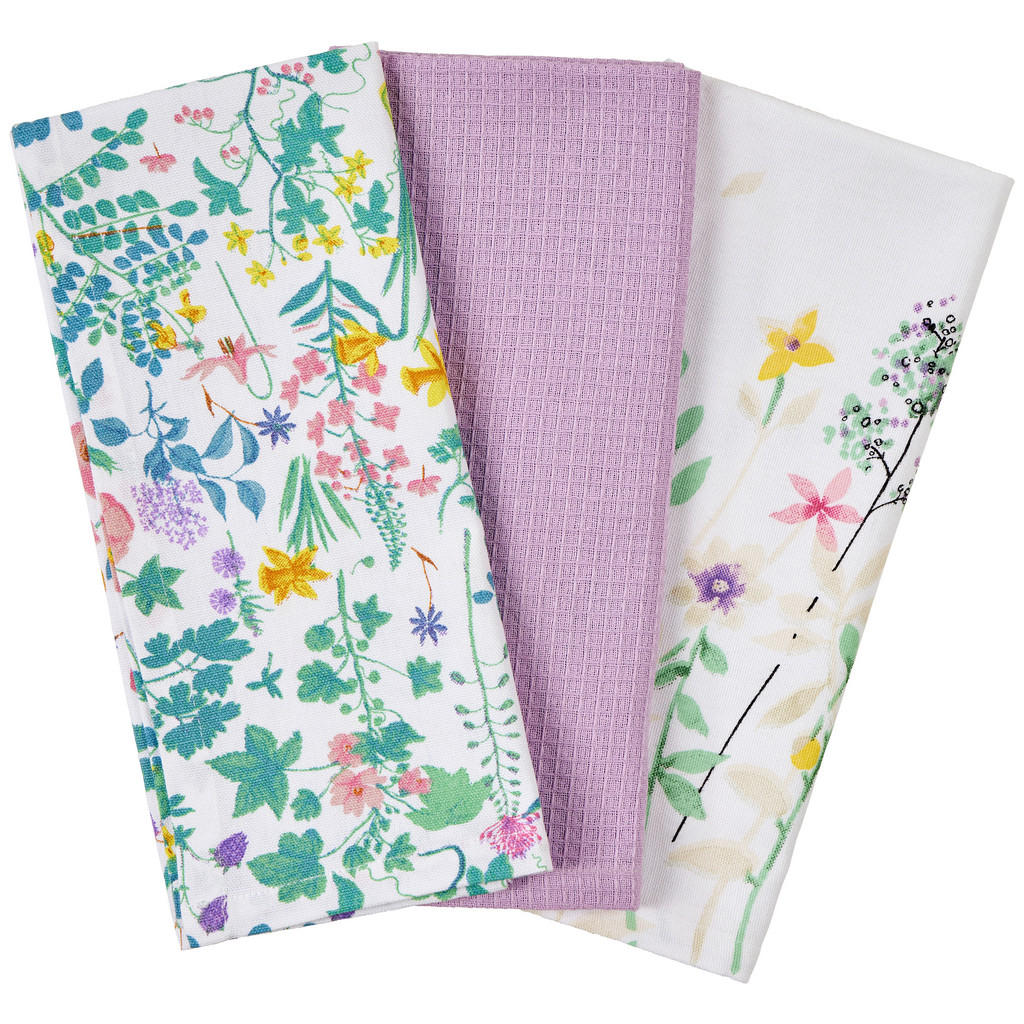 Geschirrtuch Viola 3er Pack