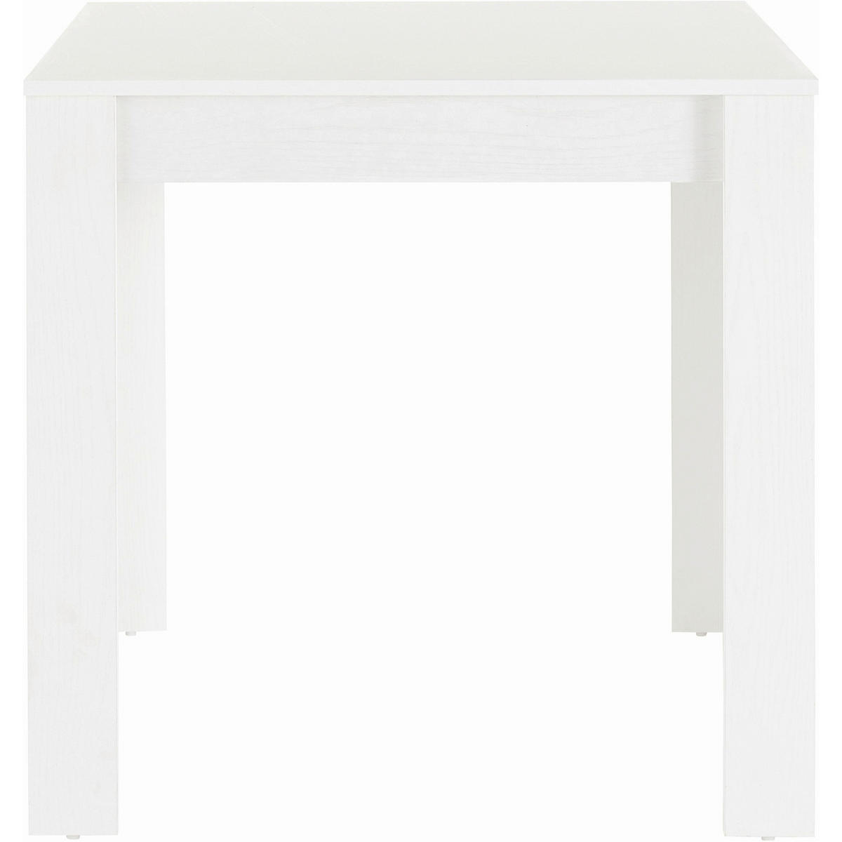 ESSTISCH in Holzwerkstoff 80/75/80 cm   - Weiß, Design, Holzwerkstoff (80/75/80cm) - MID.YOU