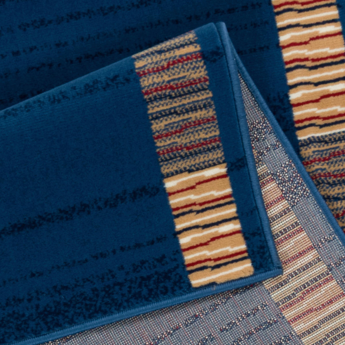 LÄUFER 80/350 cm Shiraz Blau, Beige  - Blau/Beige, LIFESTYLE, Textil (80/350cm)