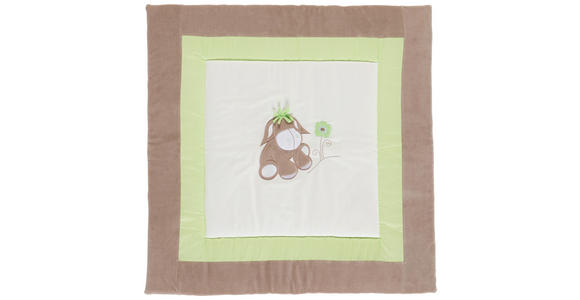 KRABBELDECKE 100/100 cm  - Braun/Naturfarben, Basics, Textil (100/100cm) - My Baby Lou