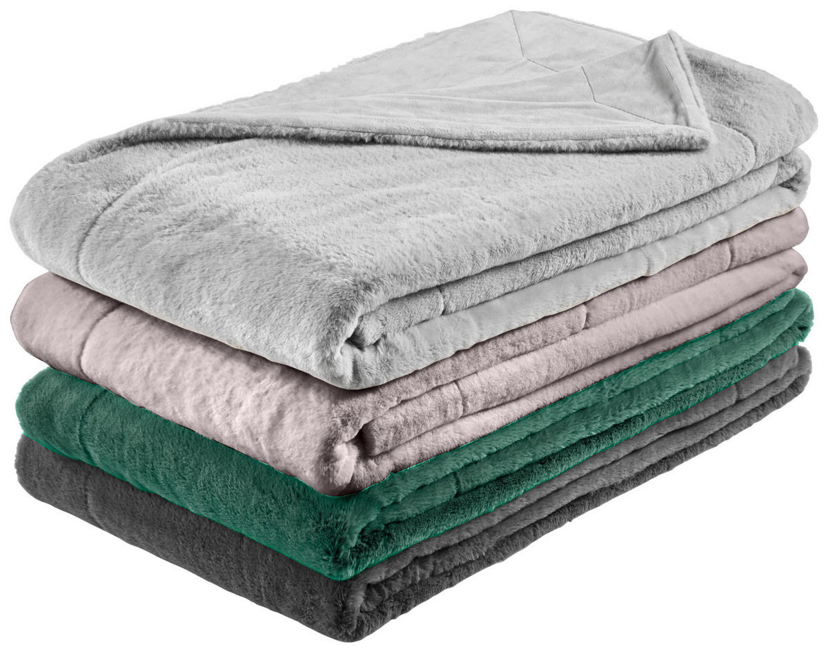 KRZNENA ODEJA  YUKON  150/200 cm       antracit  - antracit, Design, tekstil (150/200cm) - Novel