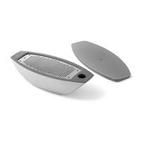KÄSEREIBE Parna  - Edelstahlfarben, Basics, Metall (20,5/8,8/5,5cm) - Zack