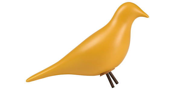 DEKOVOGEL - Dunkelgelb, Design, Keramik (27/10/18cm) - Ambia Home