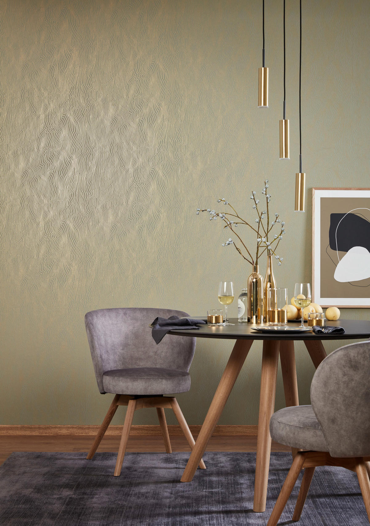 WEBTEPPICH 170/240 cm Alessa Anthrazit  - Anthrazit, Basics, Textil (170/240cm) - Schöner Wohnen