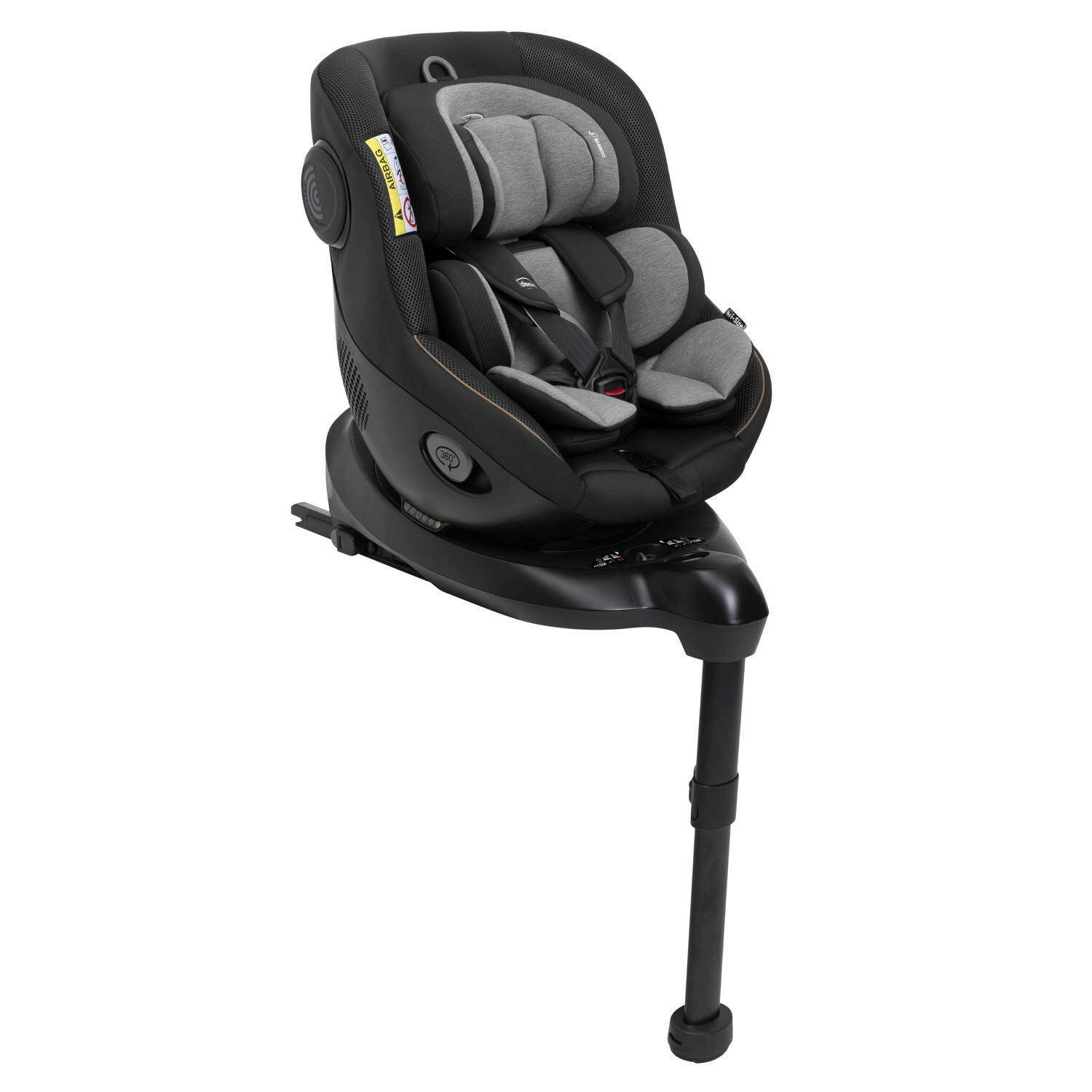 KINDERAUTOSITZ 105 I-Size  - Hellgrau/Schwarz, Basics, Textil (47/114/60cm) - Chicco