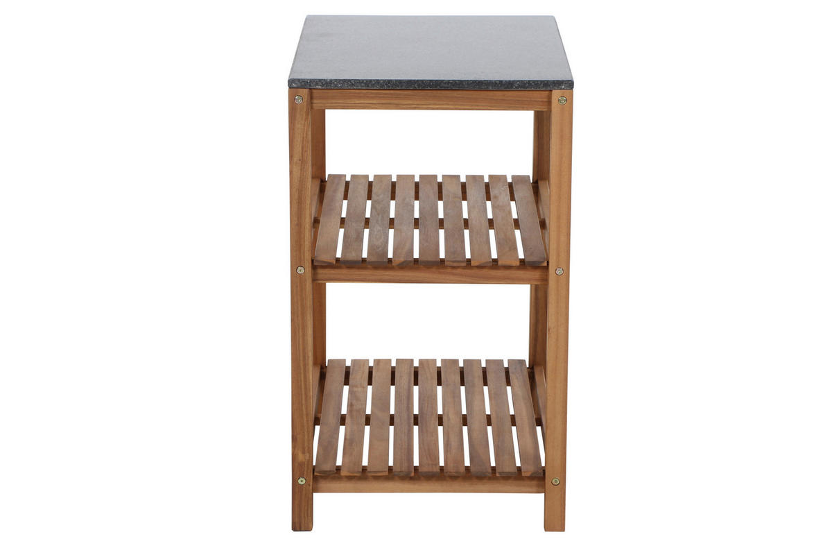 OUTDOORKÜCHE - Akaziefarben, KONVENTIONELL, Holz - Siena Garden