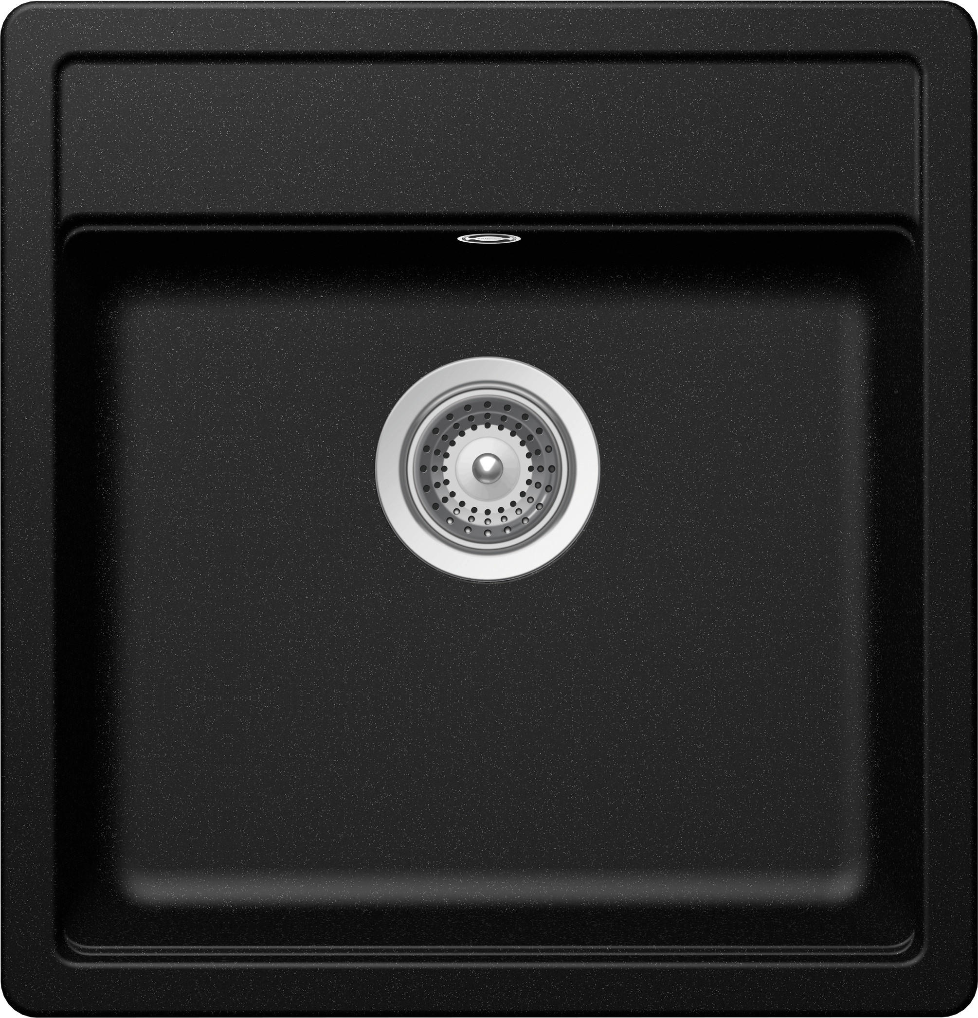 SPÜLE MONO N-100S-A / MONN100SAMAG  - Dunkelgrau, Basics, Stein (49/51cm) - Schock