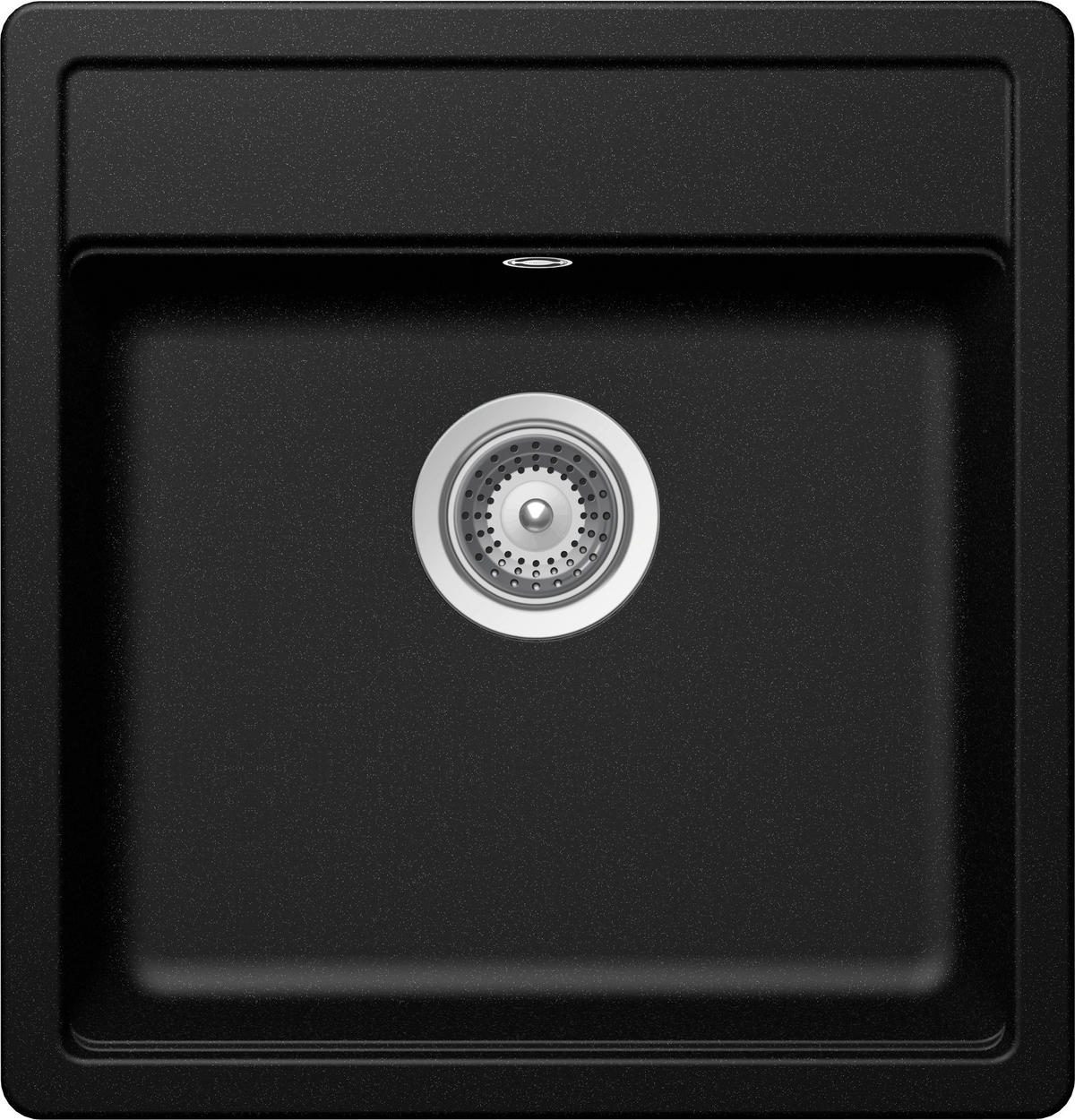 SPÜLE MONO N-100S-A / MONN100SAMAG  - Dunkelgrau, Basics, Stein (49/51cm) - Schock