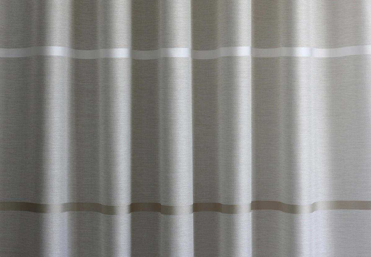 PERDEA  - bej, Basics, textil (320cm)