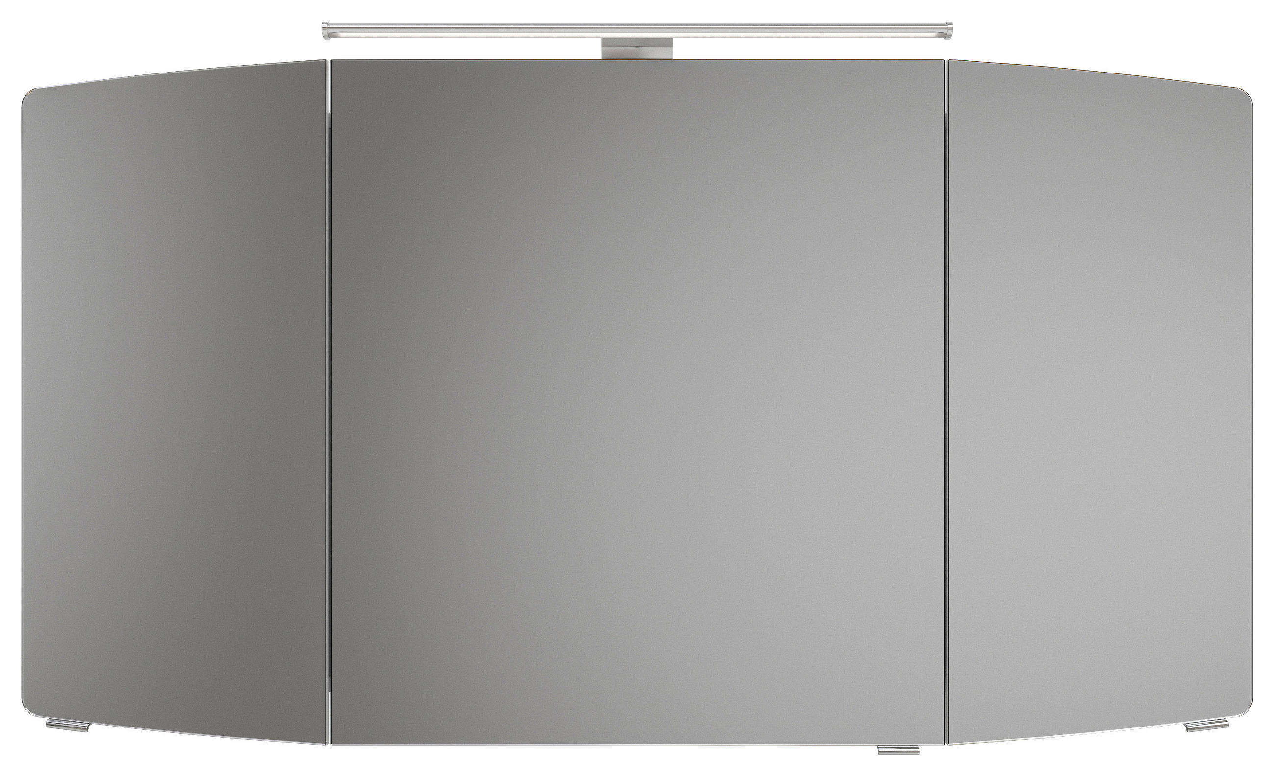 SPIEGELSCHRANK 120/67/17 cm - Chromfarben/Weiß, KONVENTIONELL, Glas/Holzwerkstoff (120/67/17cm) - Pelipal