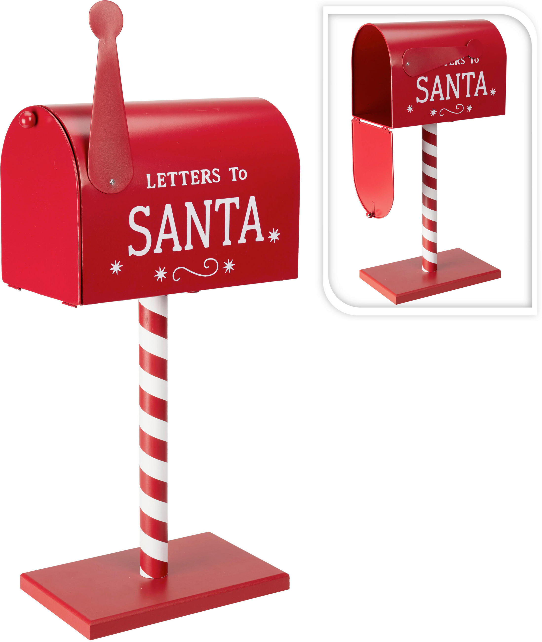 WEIHNACHTSFIGUR  - Braun, Basics, Metall (25/15.2/50.7cm)