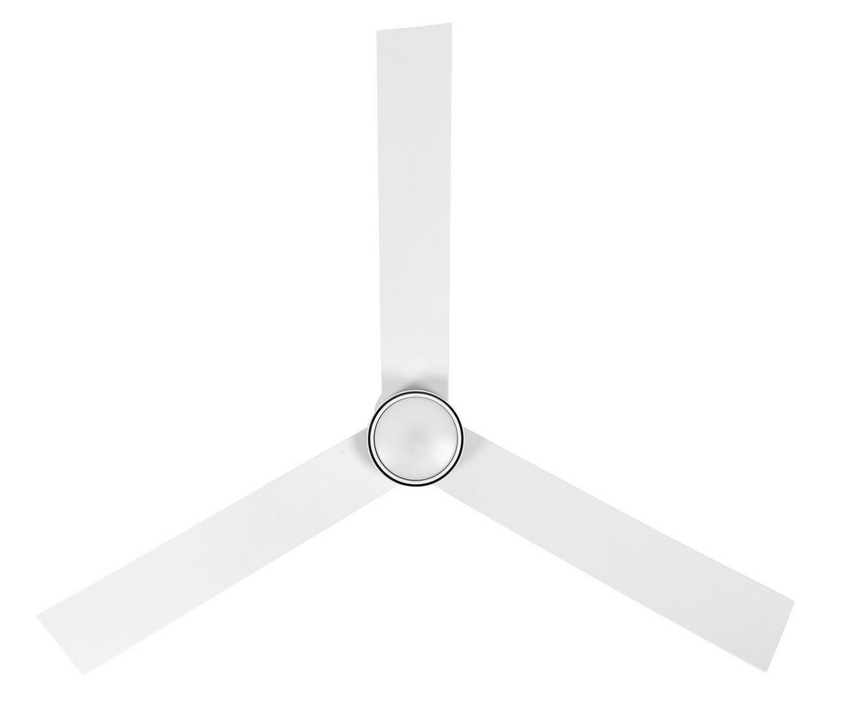 DECKENVENTILATOR - Weiß, Trend, Kunststoff/Metall (132cm) - P & B