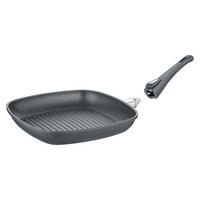GRILLPFANNE Vario Click Induction PTFE-Antihaftbeschichtung  - Dunkelgrau, Basics, Metall (30/6,8/53cm) - Berndes