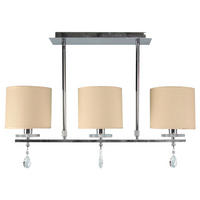 TAKLAMPA Estera 62/15/55 cm  - kromfärg, Klassisk, metall/plast (62/15/55cm)