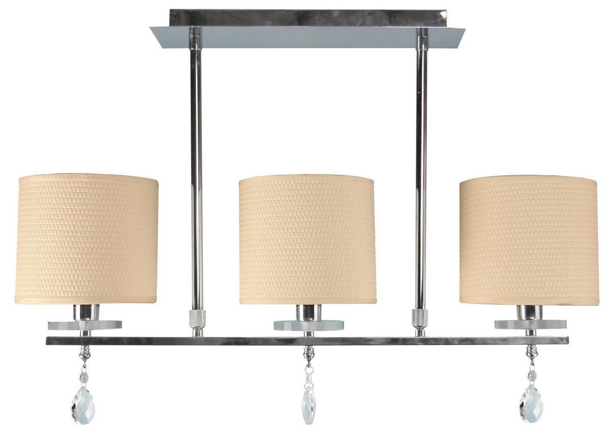 TAKLAMPA Estera 62/15/55 cm  - kromfärg, Klassisk, metall/plast (62/15/55cm)