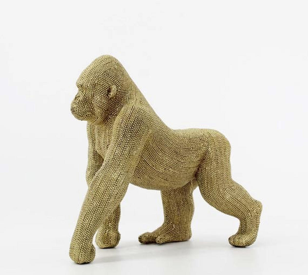 SCULPTURĂ - argintiu/auriu, Basics, plastic (29,5/16/28cm)