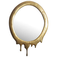 WANDSPIEGEL 50/71/3 cm  - Goldfarben, Design, Glas/Metall (50/71/3cm) - MID.YOU