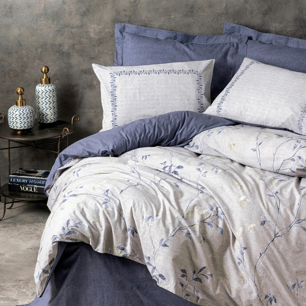 BETTWÄSCHE 135/200 cm  - Multicolor/Hellgrau, Basics, Textil (135/200cm)