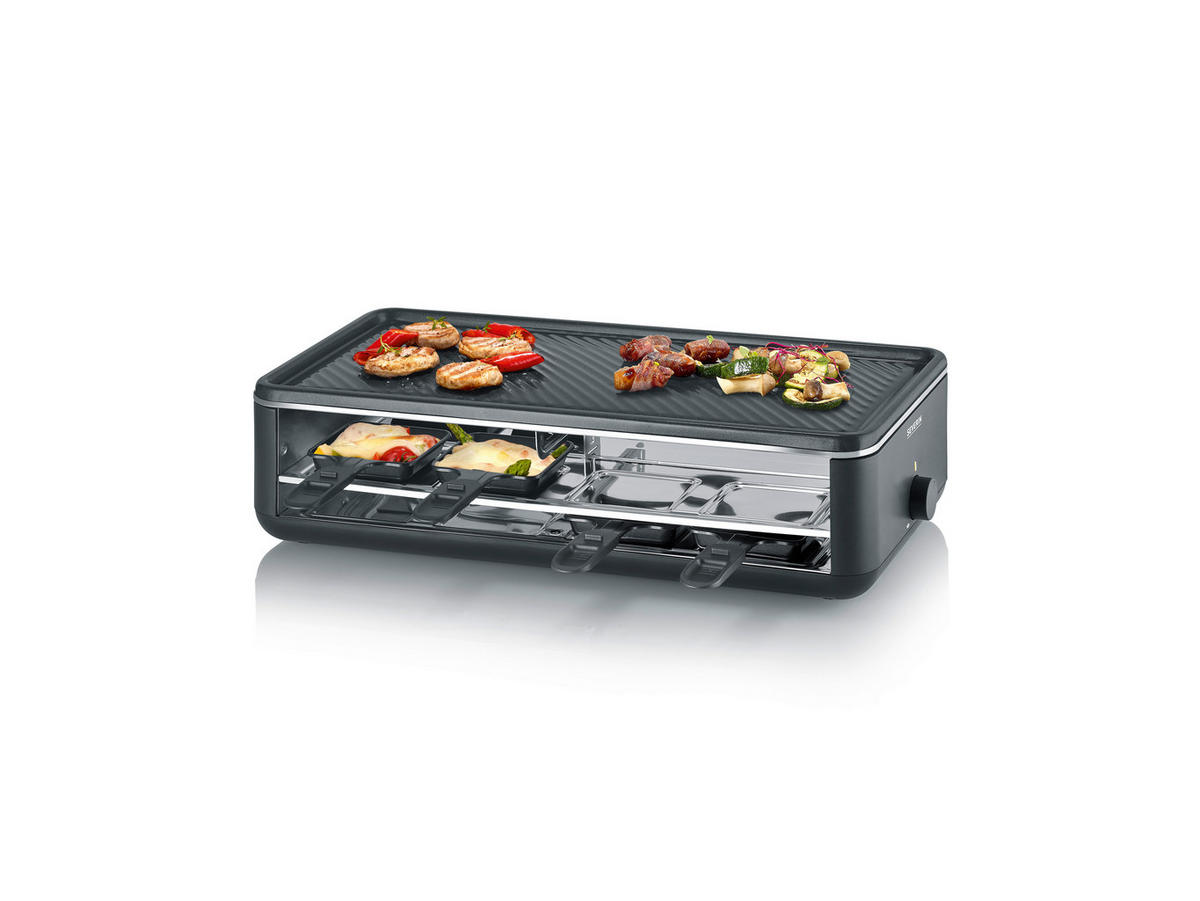 RACLETTE-GRILL  - Schwarz, Basics, Kunststoff (25,0/14/49cm) - Severin