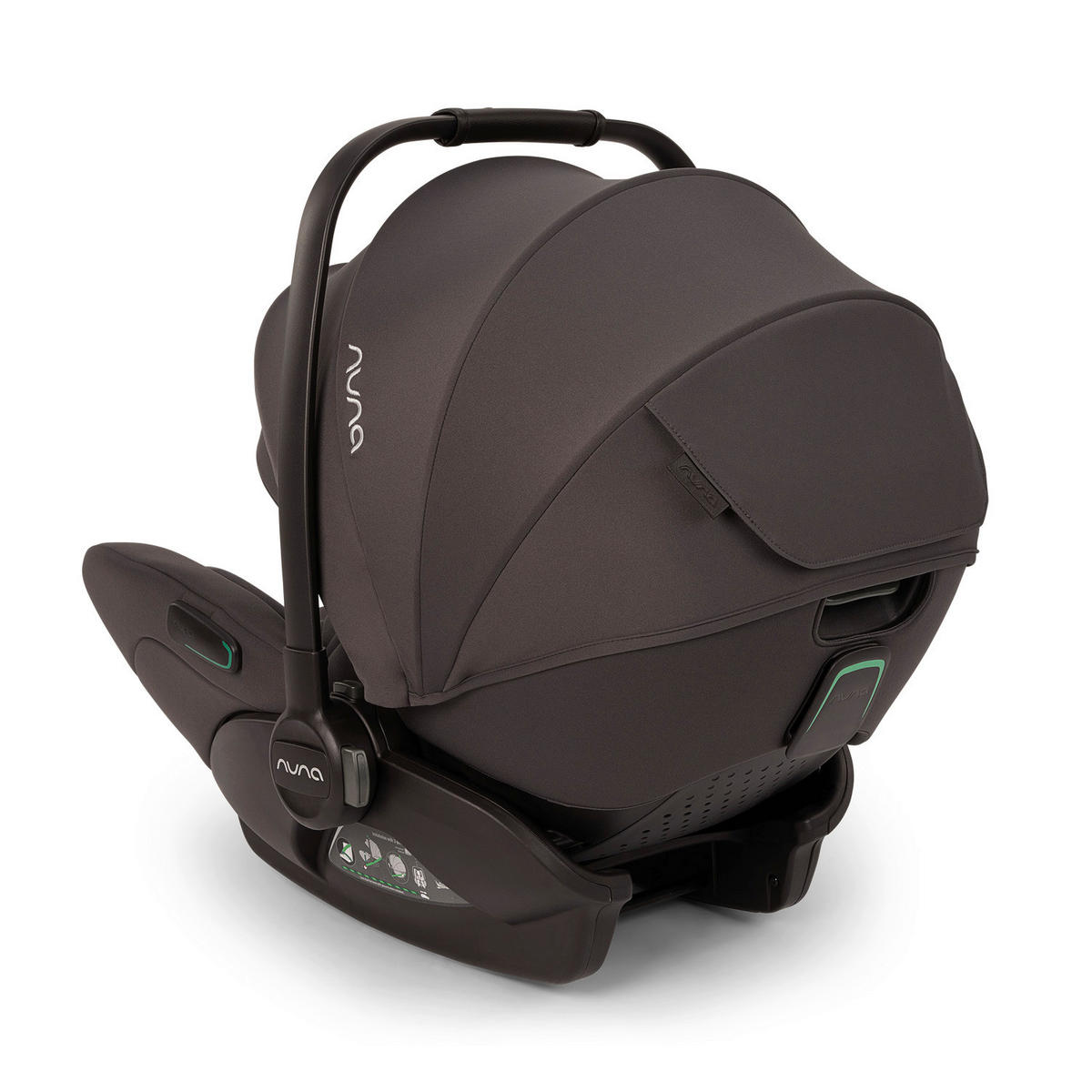 BABYSCHALE Arra flex  - Dunkelgrau, Basics, Kunststoff/Textil (77/43/59cm) - Nuna