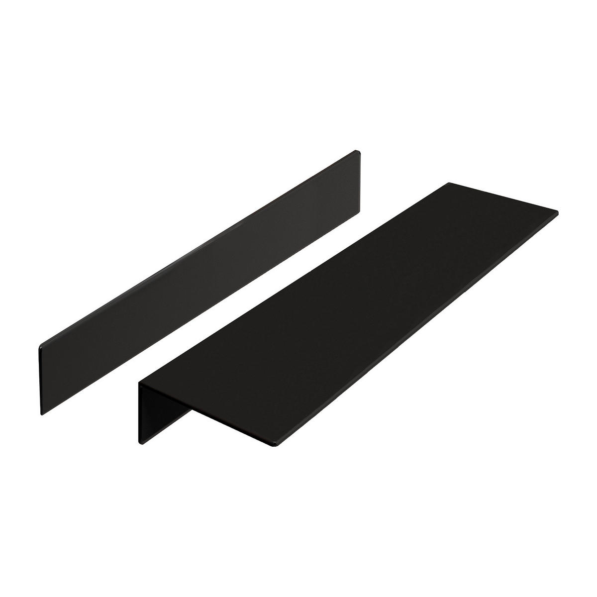 DUSCHABLAGE Metall  - Schwarz, Basics, Metall (33/3,5/9,5cm) - Novel