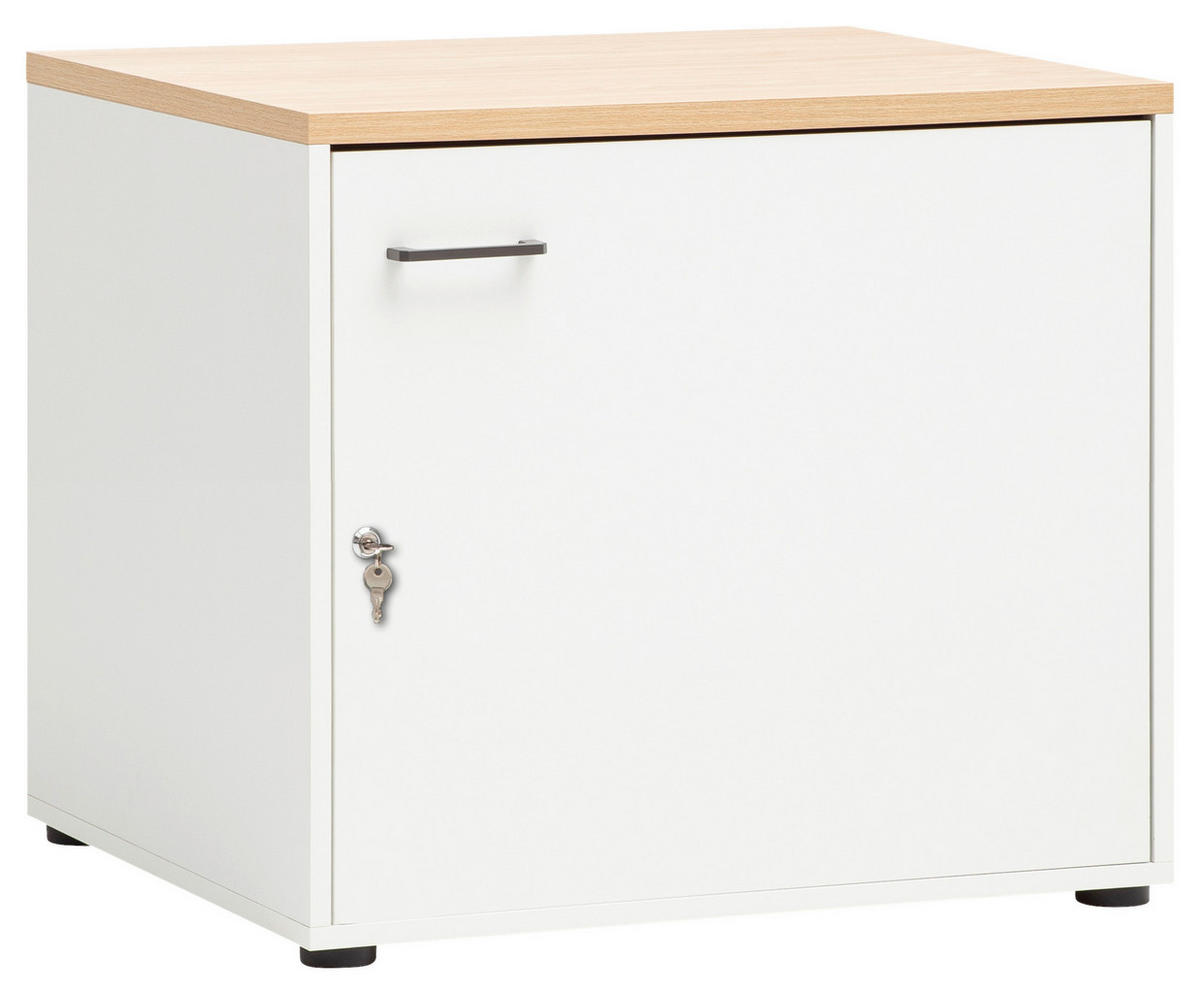 MEHRZWECKSCHRANK 67,1/60/60 cm  in Eichefarben  - Eichefarben/Anthrazit, MODERN, Holzwerkstoff/Kunststoff (67,1/60/60cm) - MID.YOU