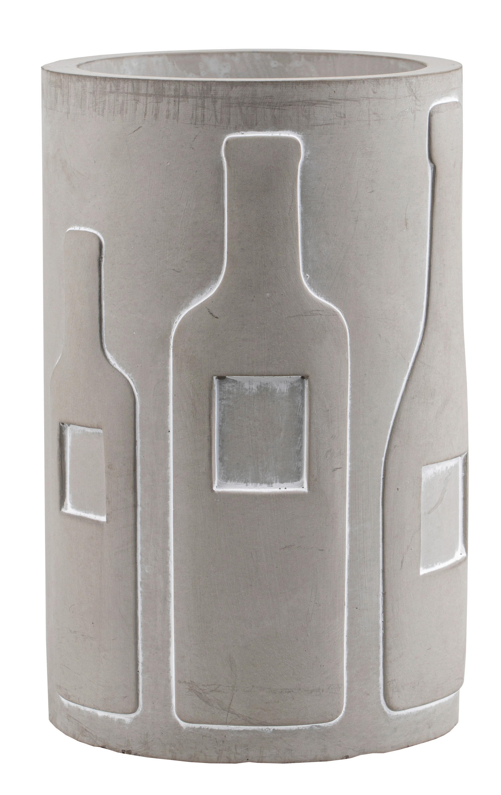 FLASCHENKÜHLER - Design, Stein (13,5/21,5cm) - Räder