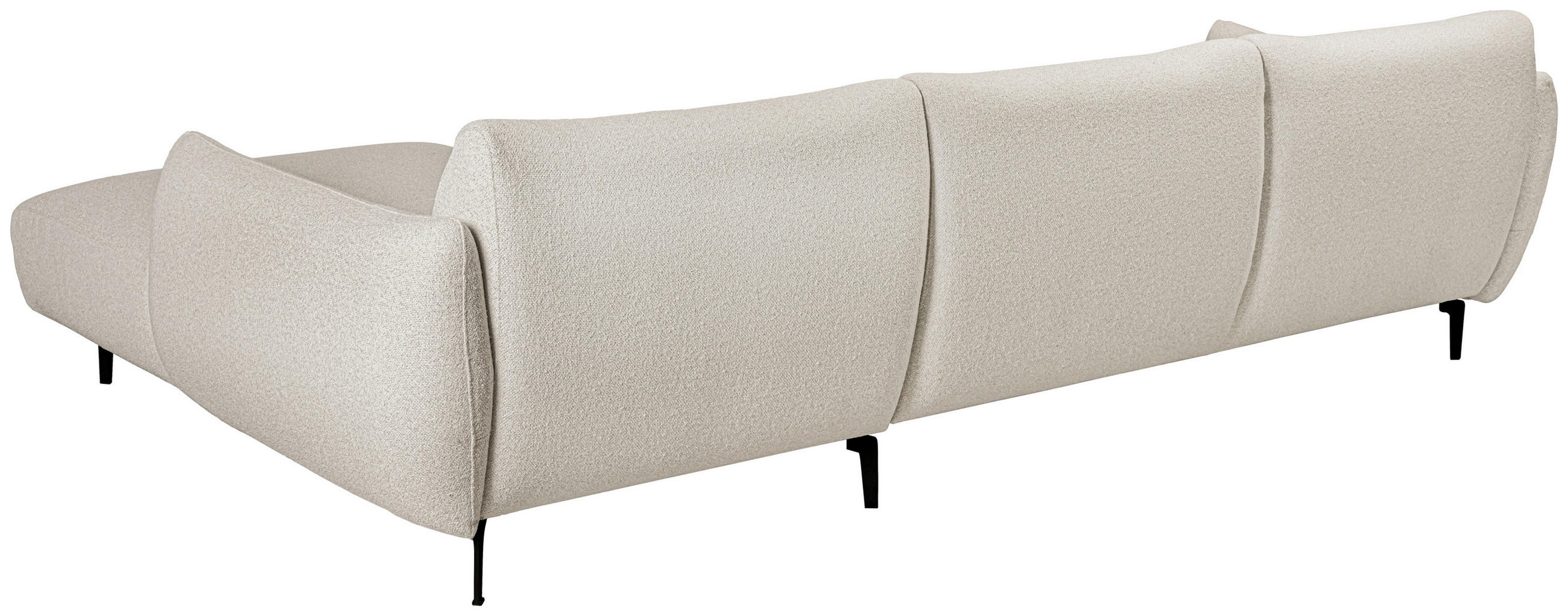 SOFFA i beige  - beige/svart, Design, metall/trä (273/75/162cm) - Best Price
