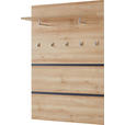 GARDEROBENPANEEL  in 96/147/30 cm  - Anthrazit/Buchefarben, Basics, Holzwerkstoff (96/147/30cm) - Carryhome