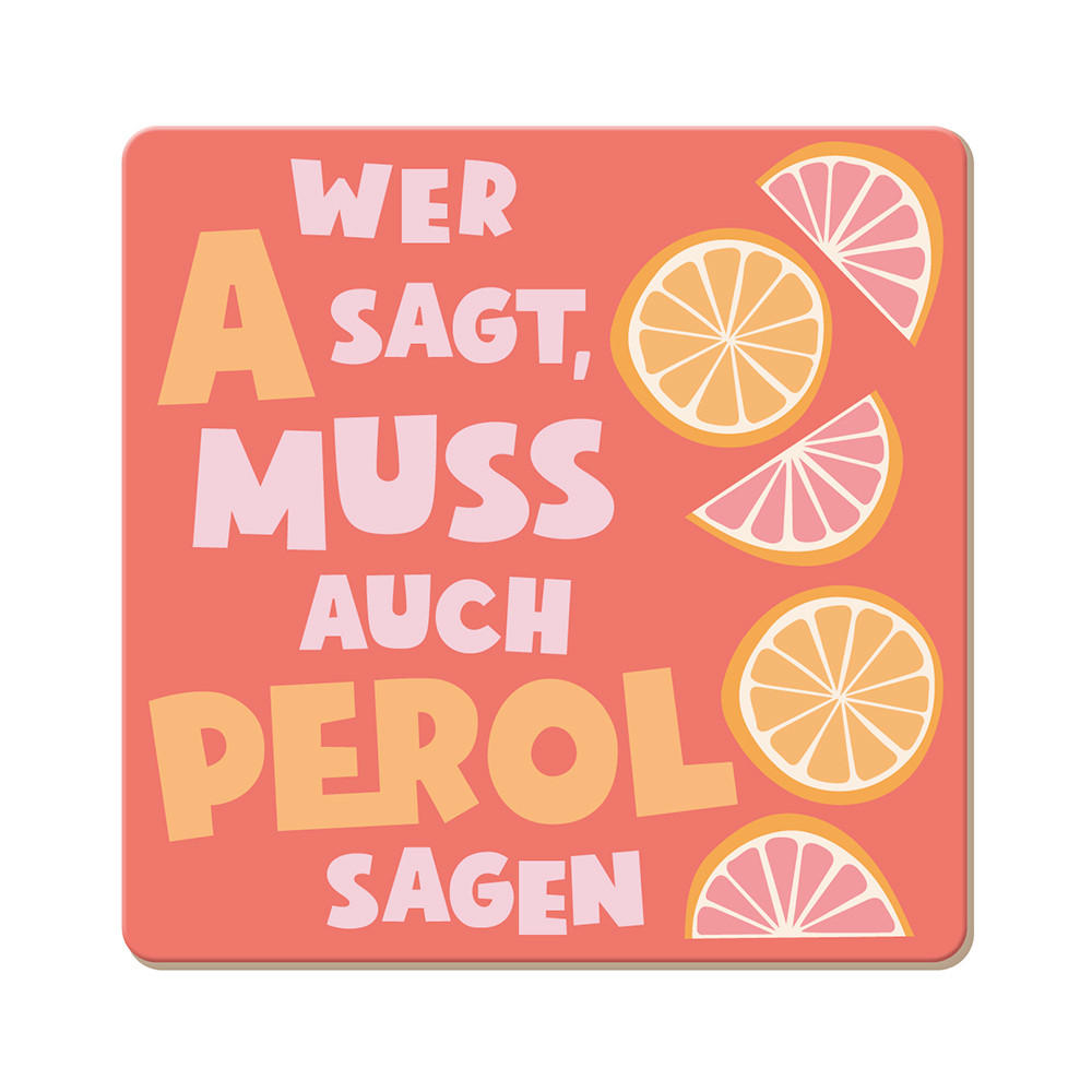 UNTERSETZER Holz Multicolor 9.5/9.5 cm  - Multicolor, Basics, Holz (9.5/9.5cm)