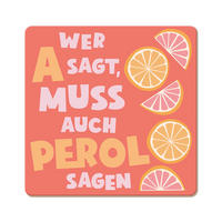 UNTERSETZER Holz Multicolor 9.5/9.5 cm  - Multicolor, Basics, Holz (9.5/9.5cm)