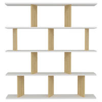 REGAL  130/137/25 cm Weiss  - Weiss, Design, Holzwerkstoff (130/137/25cm) - Livetastic