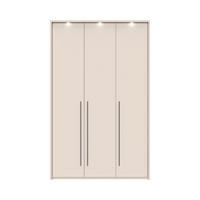 ORMAR SA KLASIČNIM VRATIMA kašmir  142/226/60 cm  - kašmir, Dizajnerski, metal/pločasti materijal (142/226/60cm)