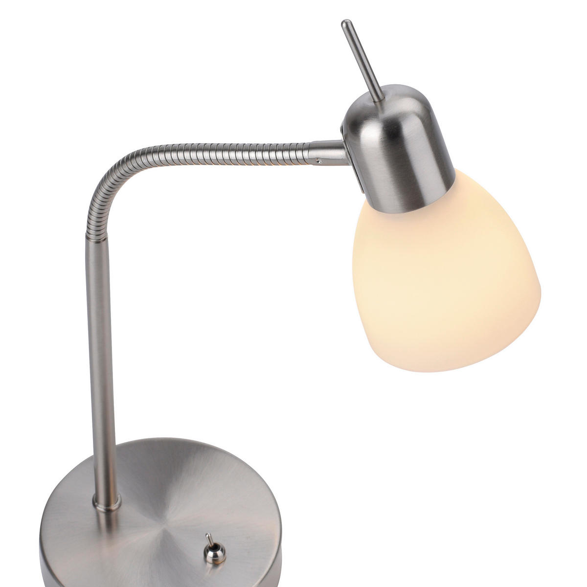 STONA LAMPA - boja nerđajućeg čelika, Osnovno, staklo/metal (25/25/47cm)