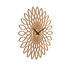WANDUHR Braun - Braun, Natur, Holz (60/4cm)