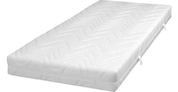 KOMFORTSCHAUMMATRATZE 140/200 cm Höhe ca. 17 cm  - Weiß, Basics, Textil (140/200cm) - Sleeptex