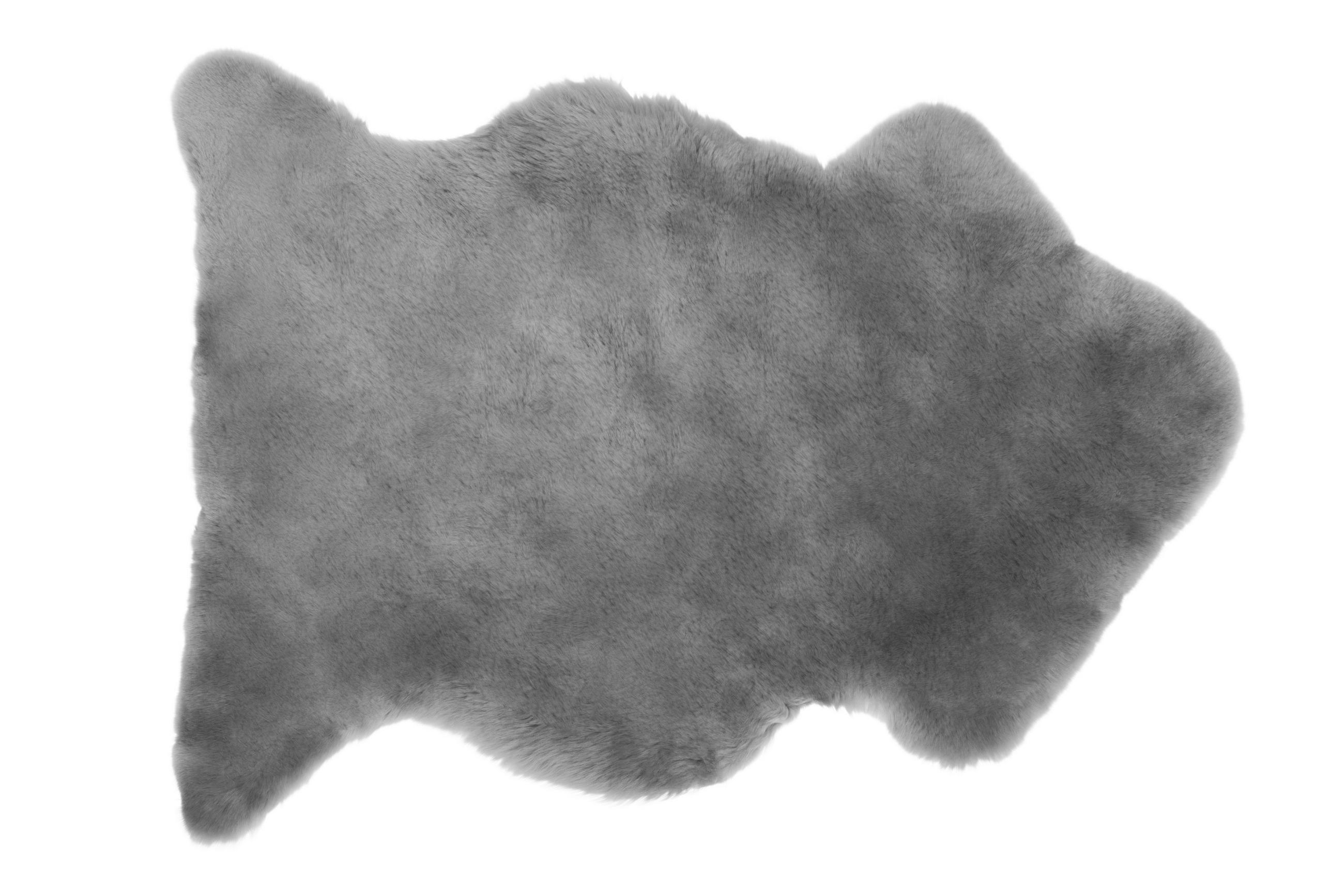 OVČÍ KOŽEŠINA, 60/90 cm, šedá - šedá, Konvenční, kožešina (60/90cm) - Linea Natura