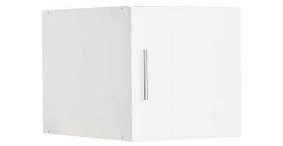 AUFSATZSCHRANK 40/40/54 cm - Chromfarben/Weiß, Design, Holzwerkstoff/Kunststoff (40/40/54cm) - Xora