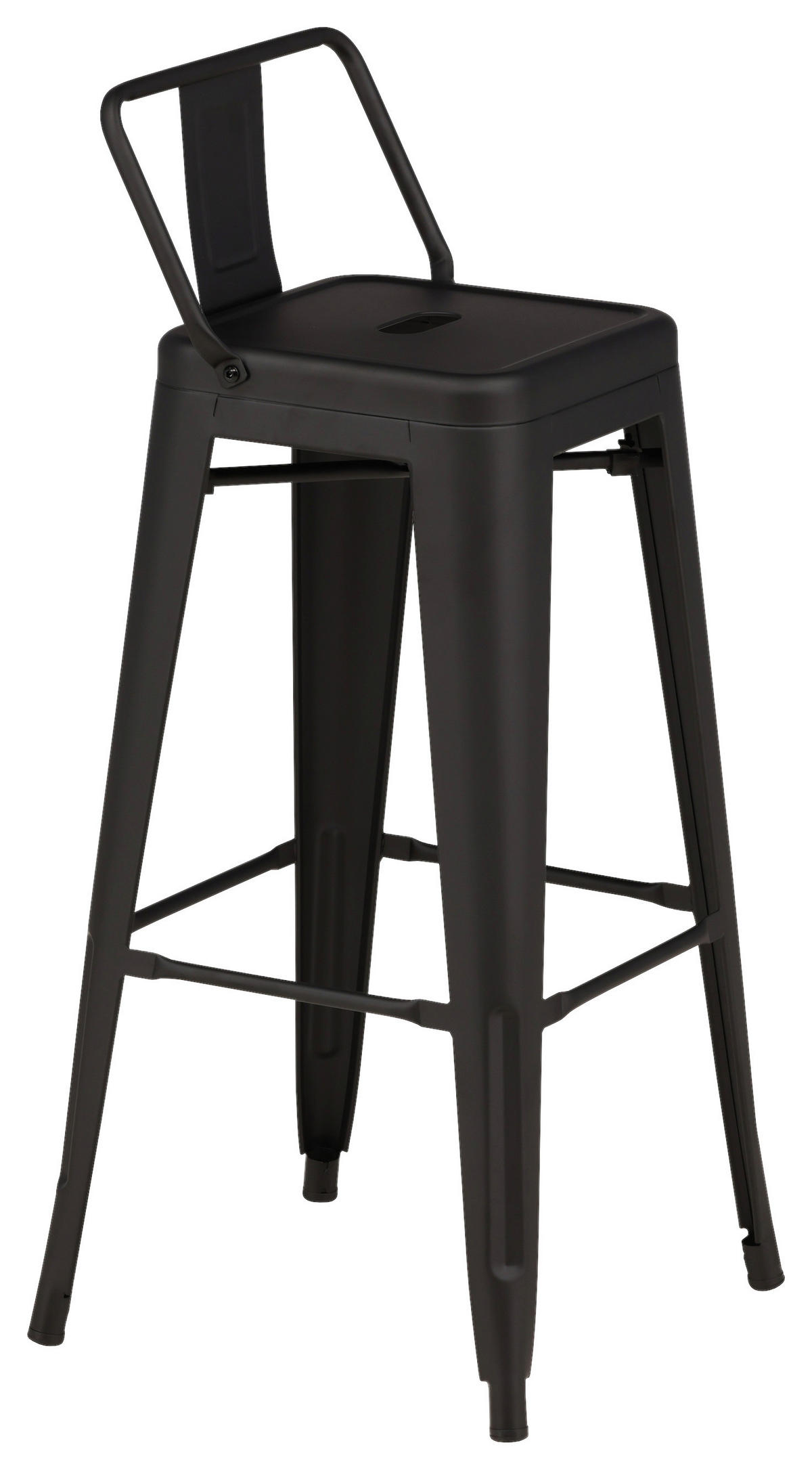 BARHOCKER-SET in Schwarz  - Schwarz, Design, Metall (43/94/43cm) - Livetastic