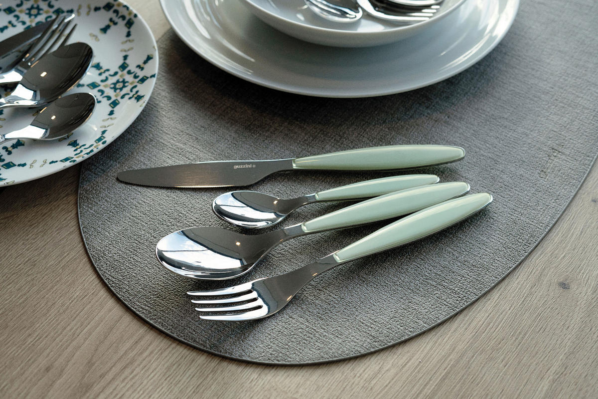 BESTECKSET Feeling 24-teilig Edelstahl  - Basics, Kunststoff/Metall - GUZZINI