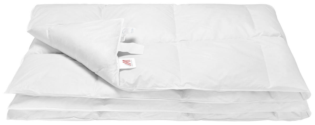 ZIMNÍ PŘIKRÝVKA, 140/200 cm, prachové peří - bílá, Basics, textil (140/200cm) - Sleeptex