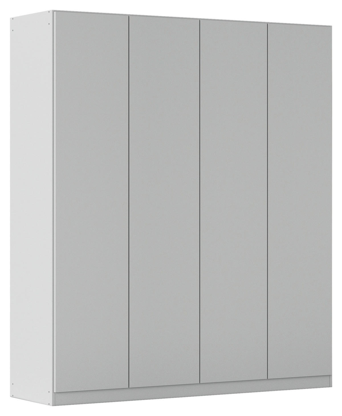 FALTTÜRENSCHRANK in Grau  - Grau, Holzwerkstoff (181/210/54cm) - Boxxx