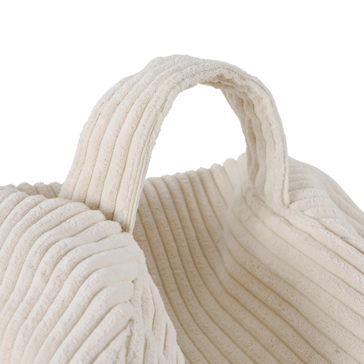 SITZSACK Cord 190 L  - Beige, Trend, Textil (80/85/80cm) - Livetastic