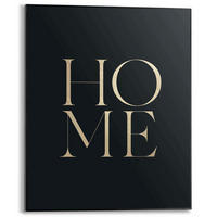 BILD 40/50 cm  - Schwarz, Trend, Holzwerkstoff (40/50cm) - Reinders!