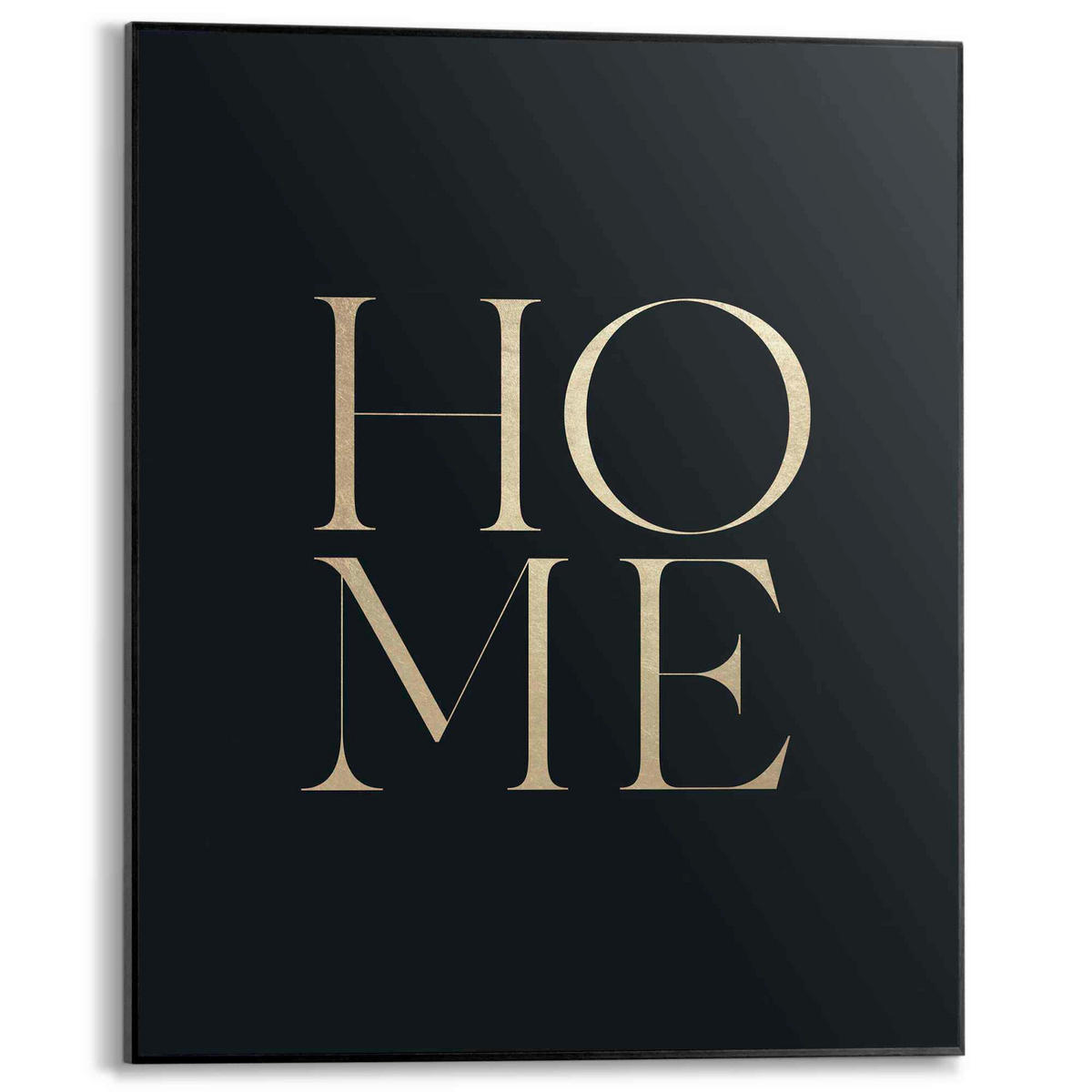 BILD 40/50 cm  - Schwarz, Trend, Holzwerkstoff (40/50cm) - Reinders!